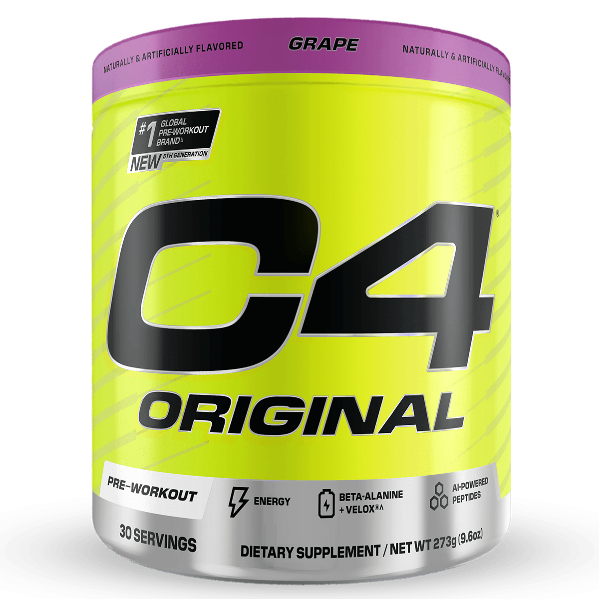 C4 Original Pre - Workout by Cellucor - Supplements - Grape - Cave Sports Nutrition