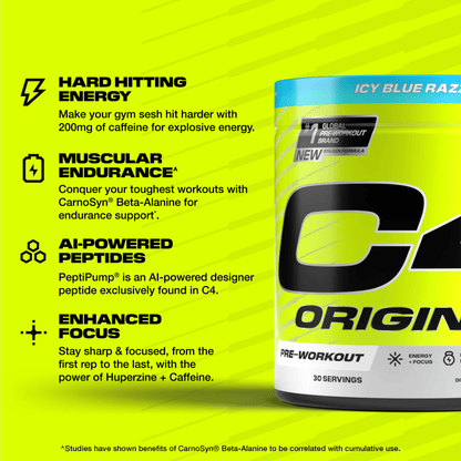 C4 Original Pre - Workout by Cellucor - Supplements - Watermelon - Cave Sports Nutrition