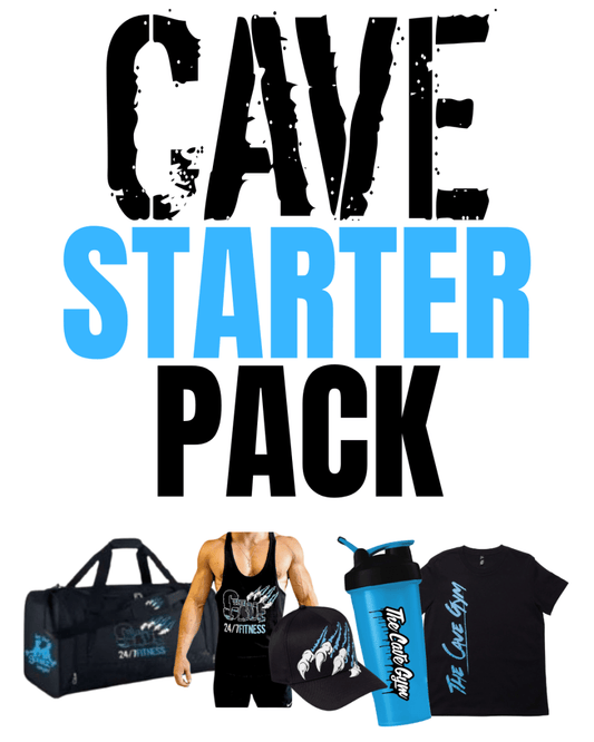Cave Gym Starter Pack Bundle - Merchandise - Cave with CSN Logo on side - Cave Sports Nutrition