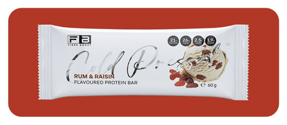 Cold Pressed Protein Bar by Fibre Boost - Cafe - Rum & Raisin - Cave Sports Nutrition