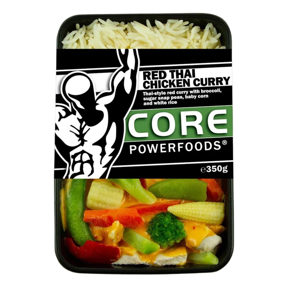 Core Powerfoods - Meals - Core Powerfoods - Red Thai Chicken Curry - Cave Sports Nutrition