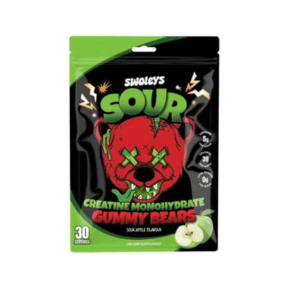 Creatine Gummy Bears by Swoleys - Supplements - Sour Apple - Cave Sports Nutrition