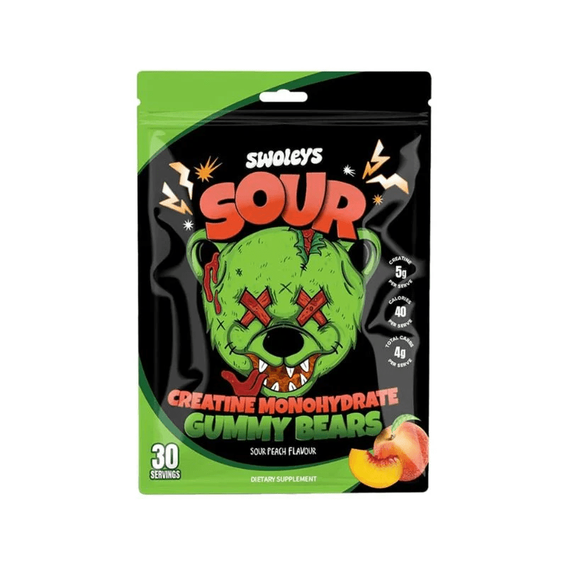 Creatine Gummy Bears by Swoleys - Supplements - Sour Peach - Cave Sports Nutrition