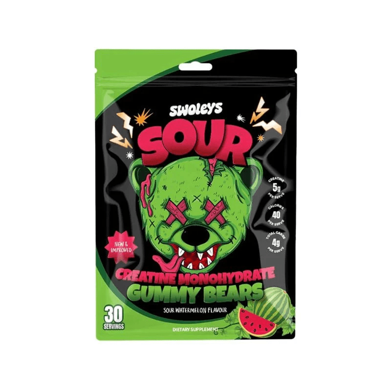 Creatine Gummy Bears by Swoleys - Supplements - Sour Watermelon - Cave Sports Nutrition