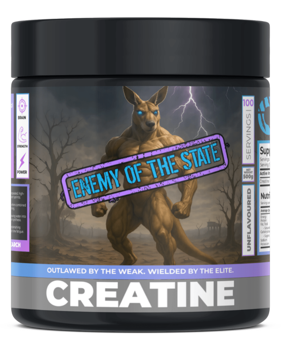 CSN Creatine Monohydrate 500g - Enemy Of The State - Supplements - 100 Servings - Cave Sports Nutrition