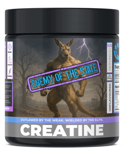 CSN Creatine Monohydrate 500g - Enemy Of The State - Supplements - 100 Servings - Cave Sports Nutrition