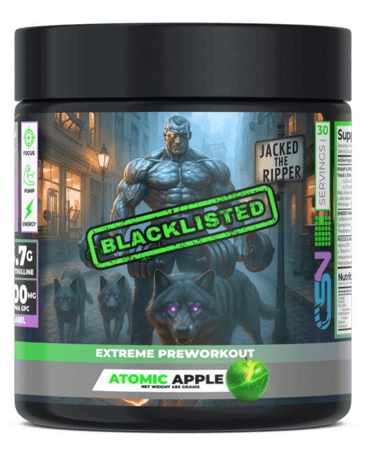 CSN Extreme Pre - Workout - BLACKLISTED - Supplements - Atomic Apple - Cave Sports Nutrition