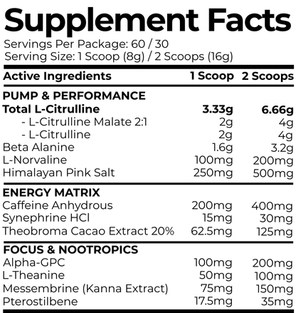 CSN Extreme Pre - Workout - BLACKLISTED - Supplements - Candy Carnage - Cave Sports Nutrition