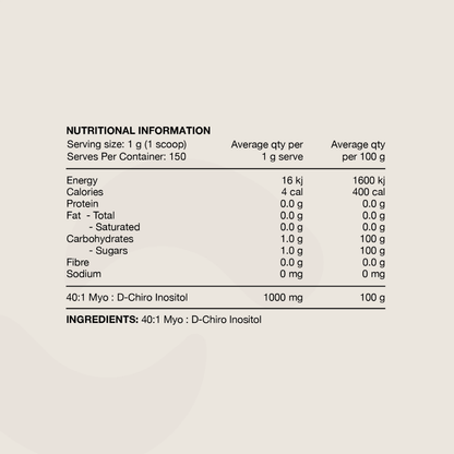 Switch Nutrition Inositol 150 Serves — Hormone & Mood Support