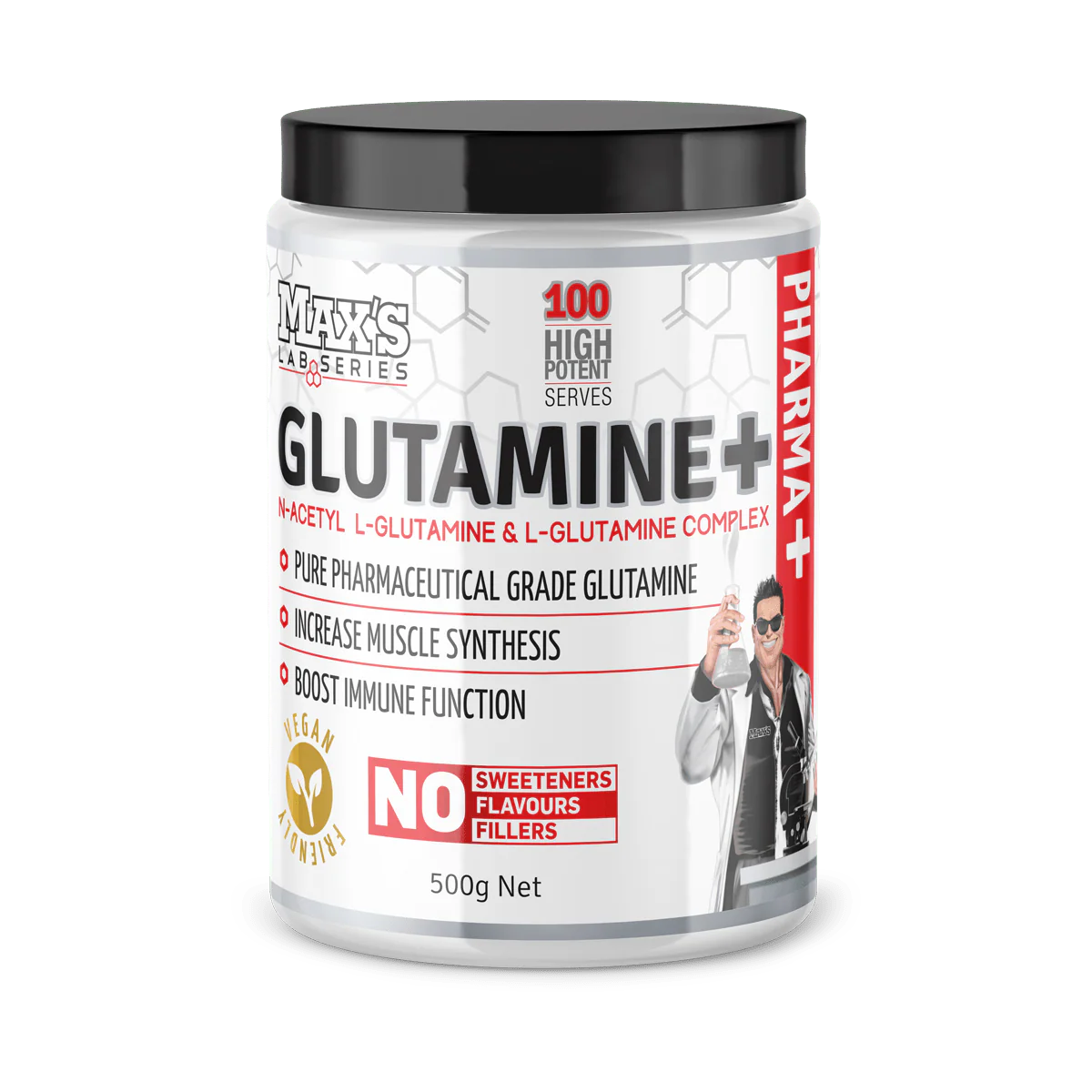 MAX’S Glutamine+ Powder - Recovery & Gut Support