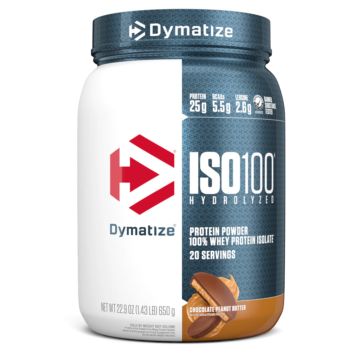 Dymatize - ISO100 WPI Protein Powder - Supplements - Chocolate Peanut Butter - Cave Sports Nutrition