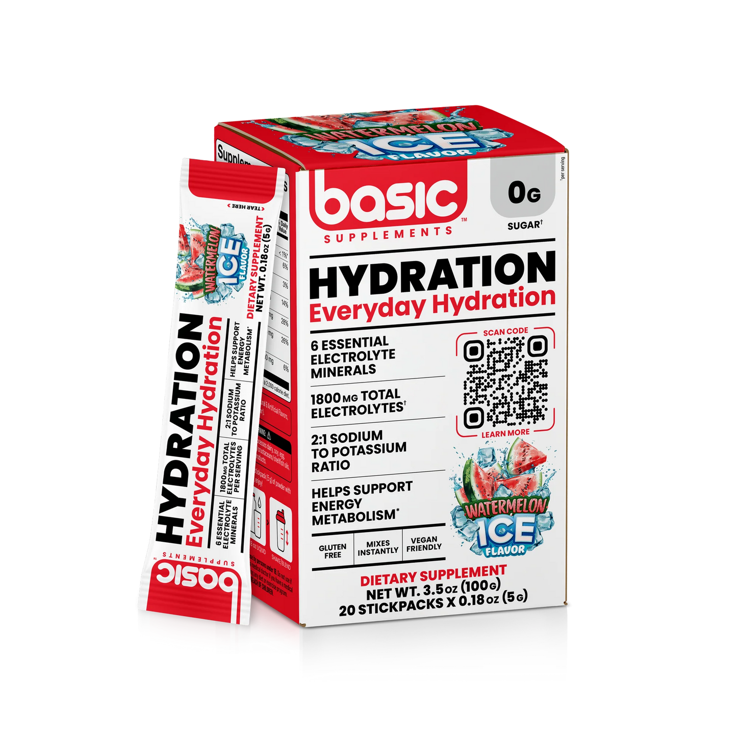 Basic Hydration Electrolytes | 20 Sticks