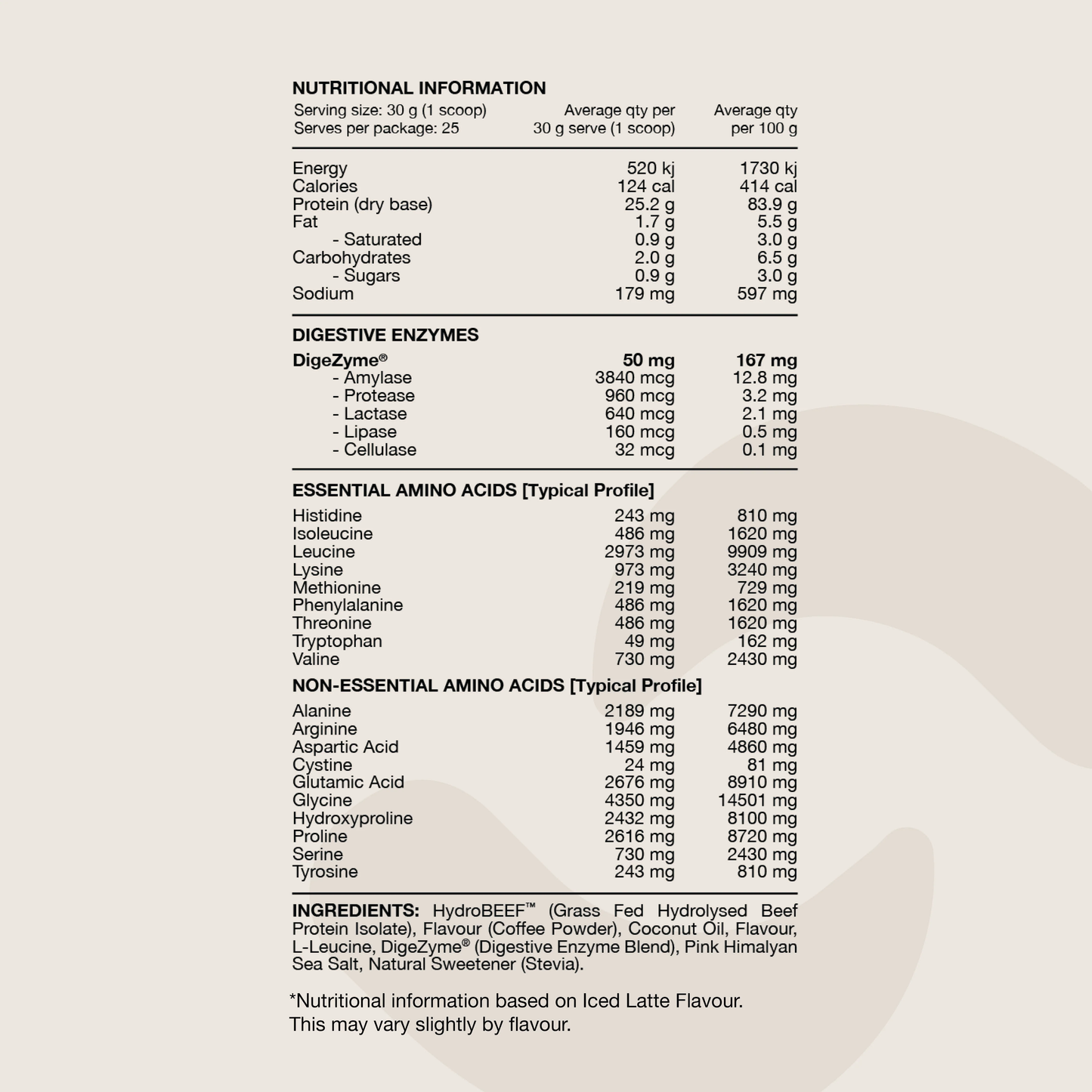 Beef Protein Isolate - Switch Nutrition