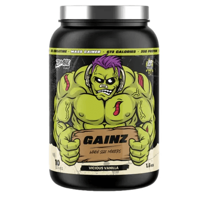 Gainz Mass Gainer by Zombie Labs - Supplements - 10 Serves (1.6kg) - Cave Sports Nutrition