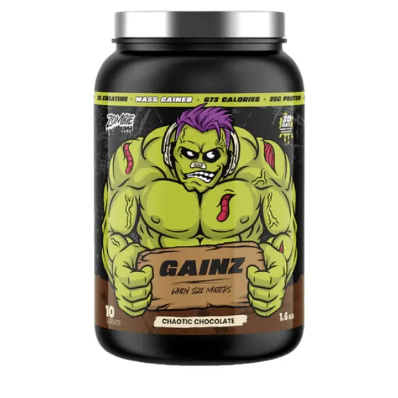 Gainz Mass Gainer by Zombie Labs - Supplements - 10 Serves (1.6kg) - Cave Sports Nutrition