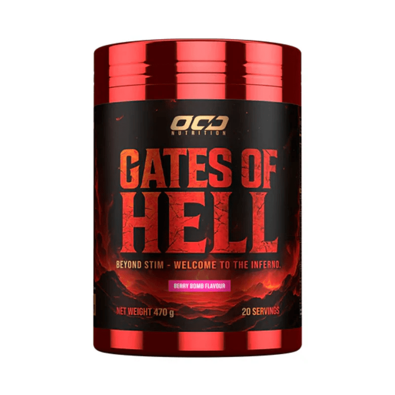 Gates of Hell Pre - Workout by OCD Nutrition - Supplements - Berry Bomb - Cave Sports Nutrition