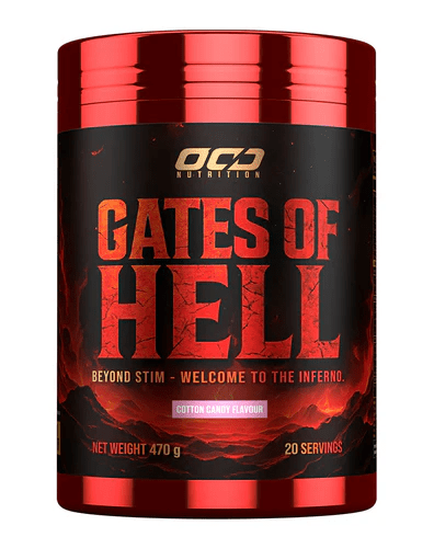 Gates of Hell Pre - Workout by OCD Nutrition - Supplements - Cotton Candy - Cave Sports Nutrition