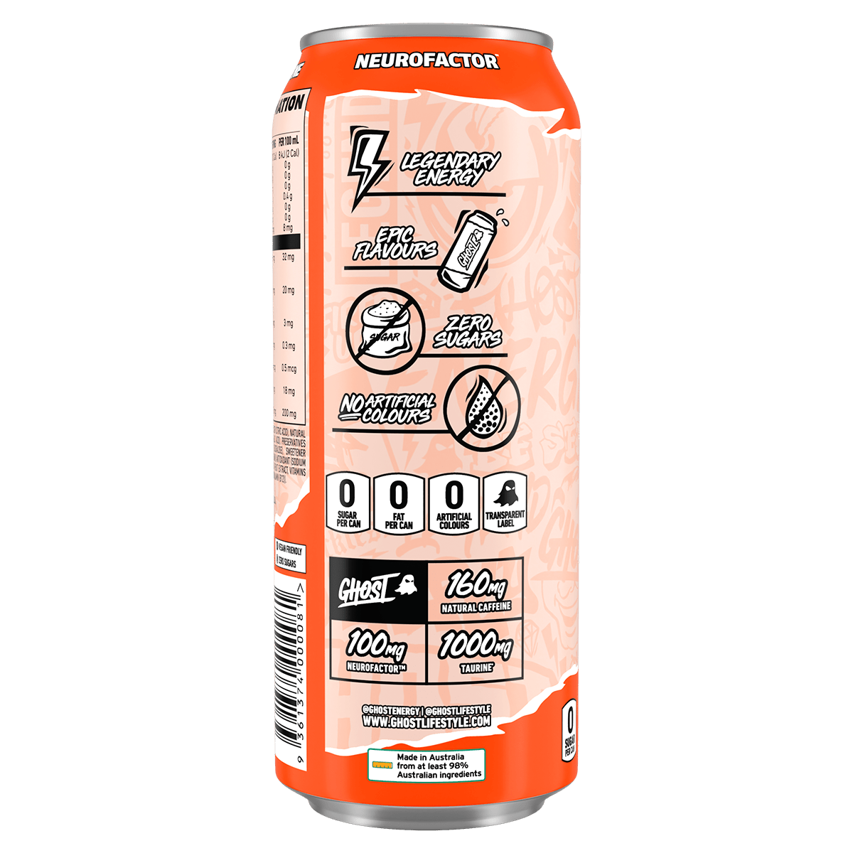 Ghost Energy Drink - Cafe - 500ml - Cave Sports Nutrition