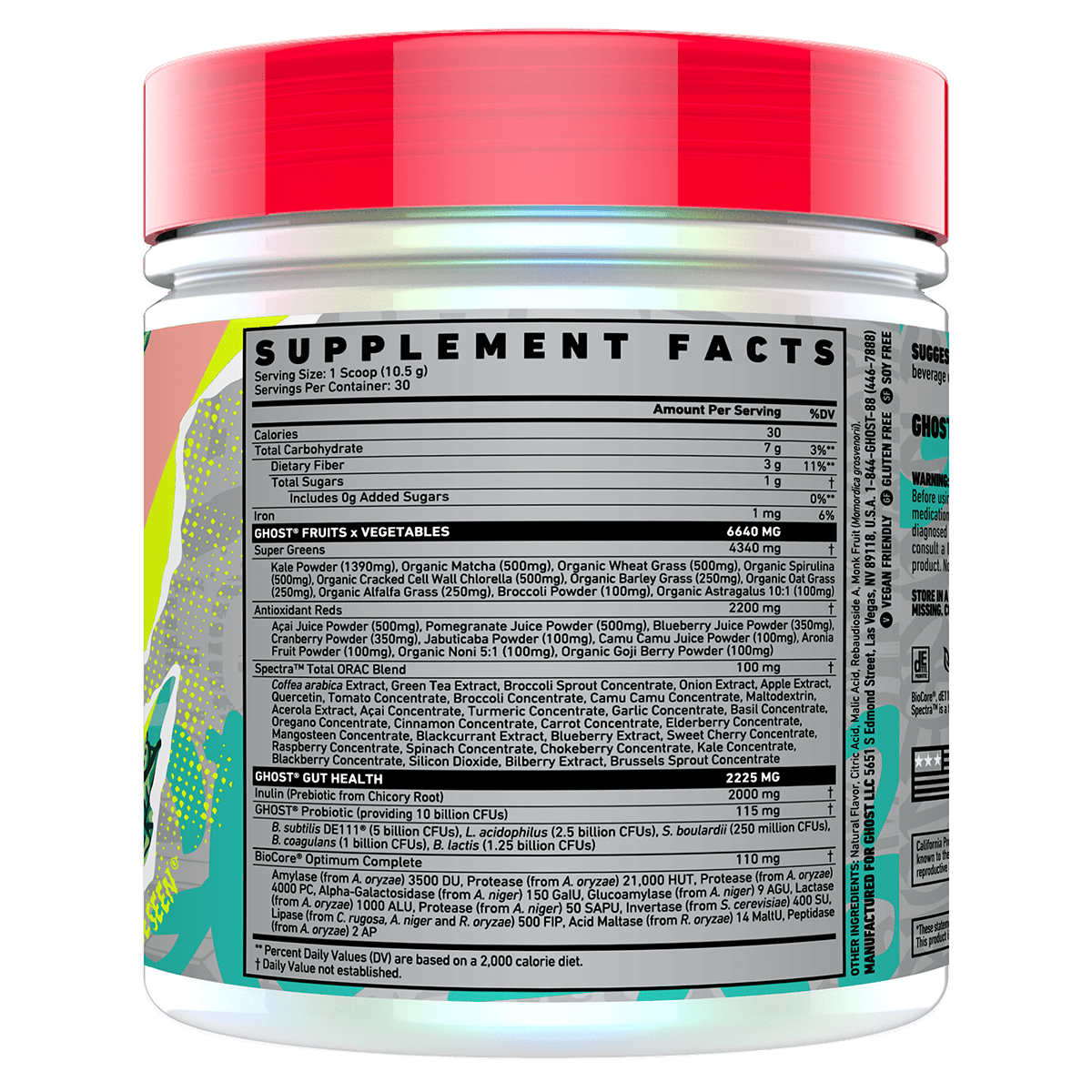 Greens By Ghost - Supplements - Guava Berry - Cave Sports Nutrition