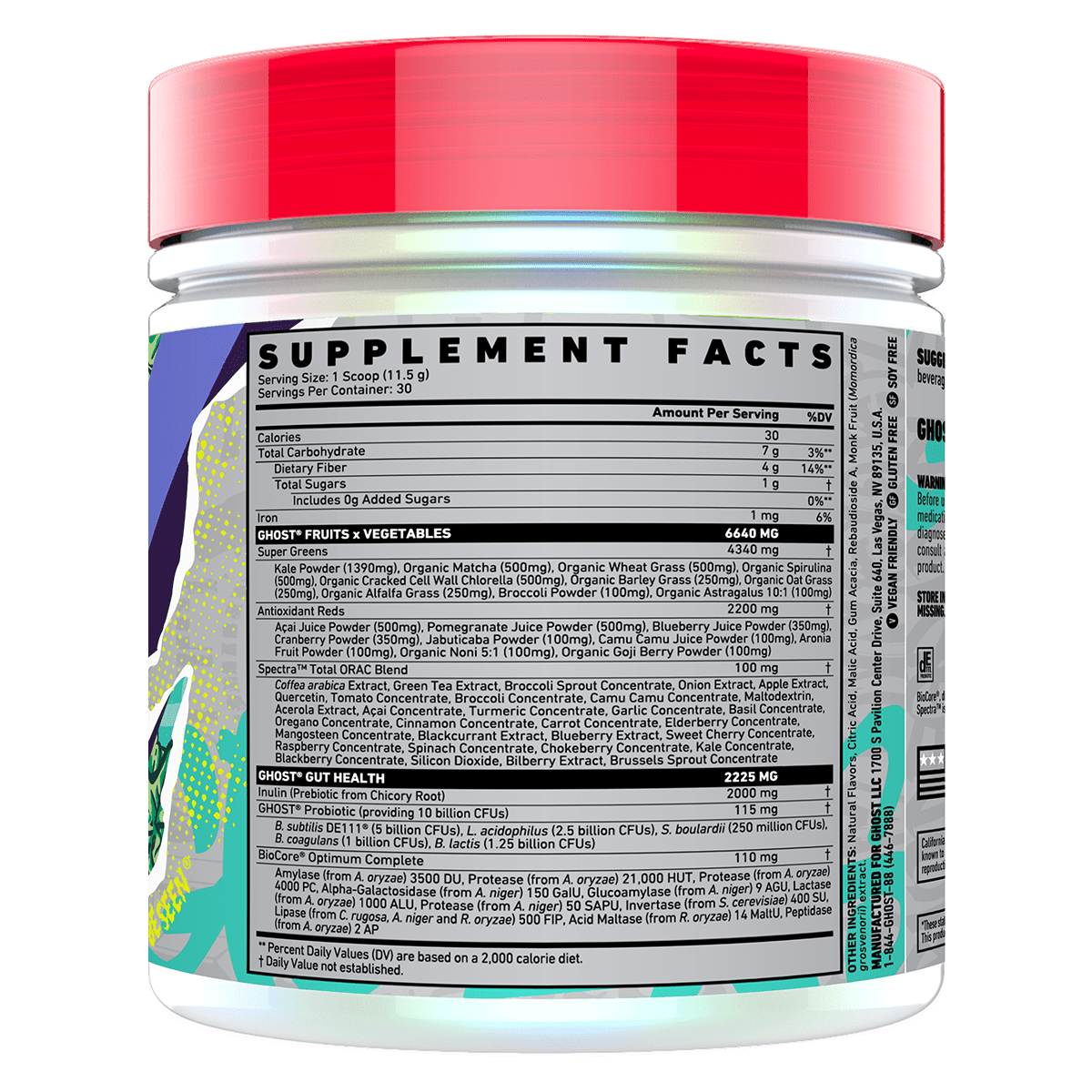 Greens By Ghost - Supplements - Guava Berry - Cave Sports Nutrition