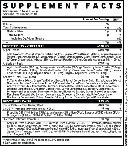 Greens By Ghost - Supplements - Guava Berry - Cave Sports Nutrition