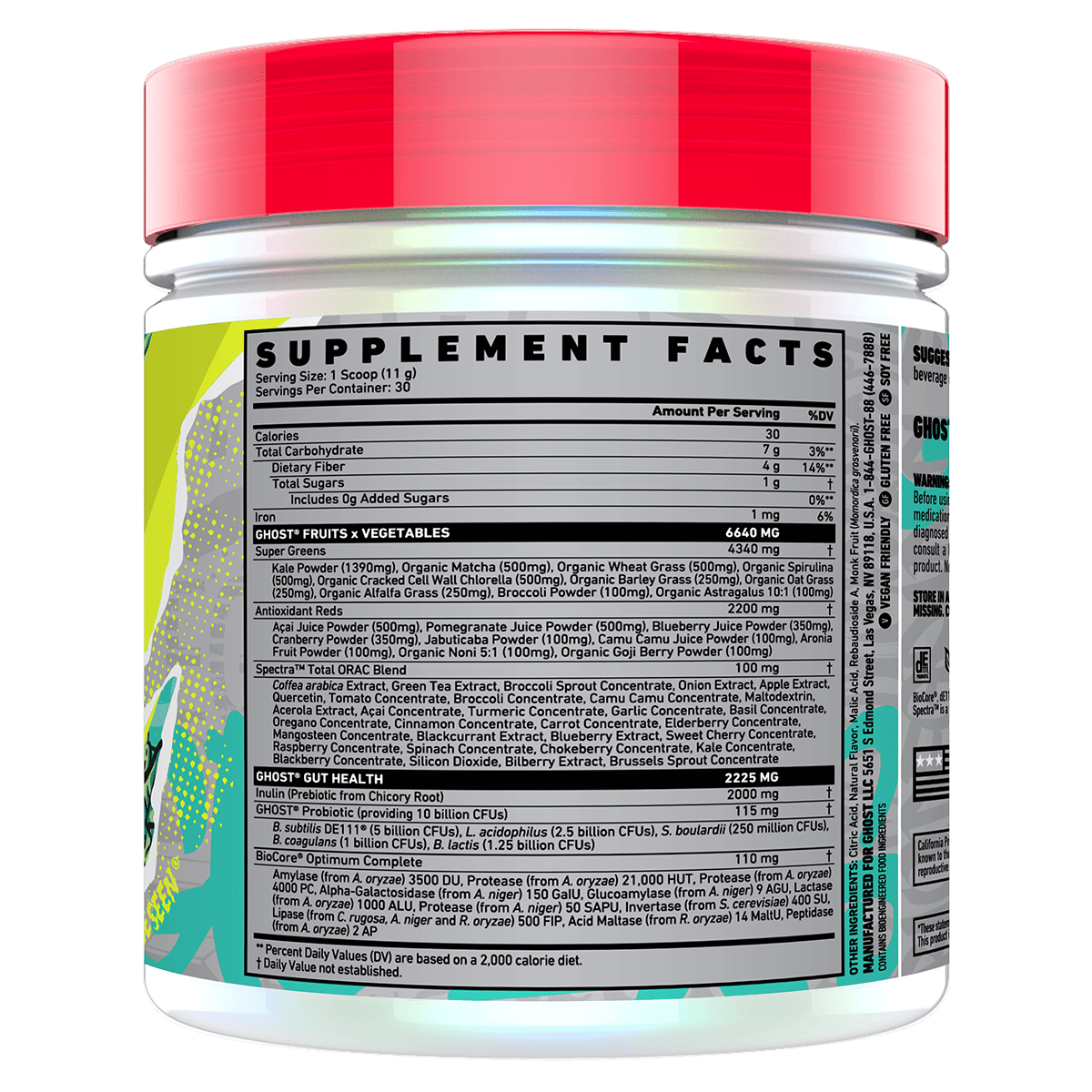 Greens By Ghost - Supplements - Guava Berry - Cave Sports Nutrition