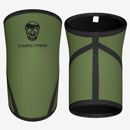 Gymreapers - Knee Sleeves 7mm Neoprene - Training Accessories - Green - Cave Sports Nutrition