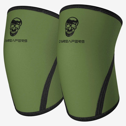 Gymreapers - Knee Sleeves 7mm Neoprene - Training Accessories - Green - Cave Sports Nutrition