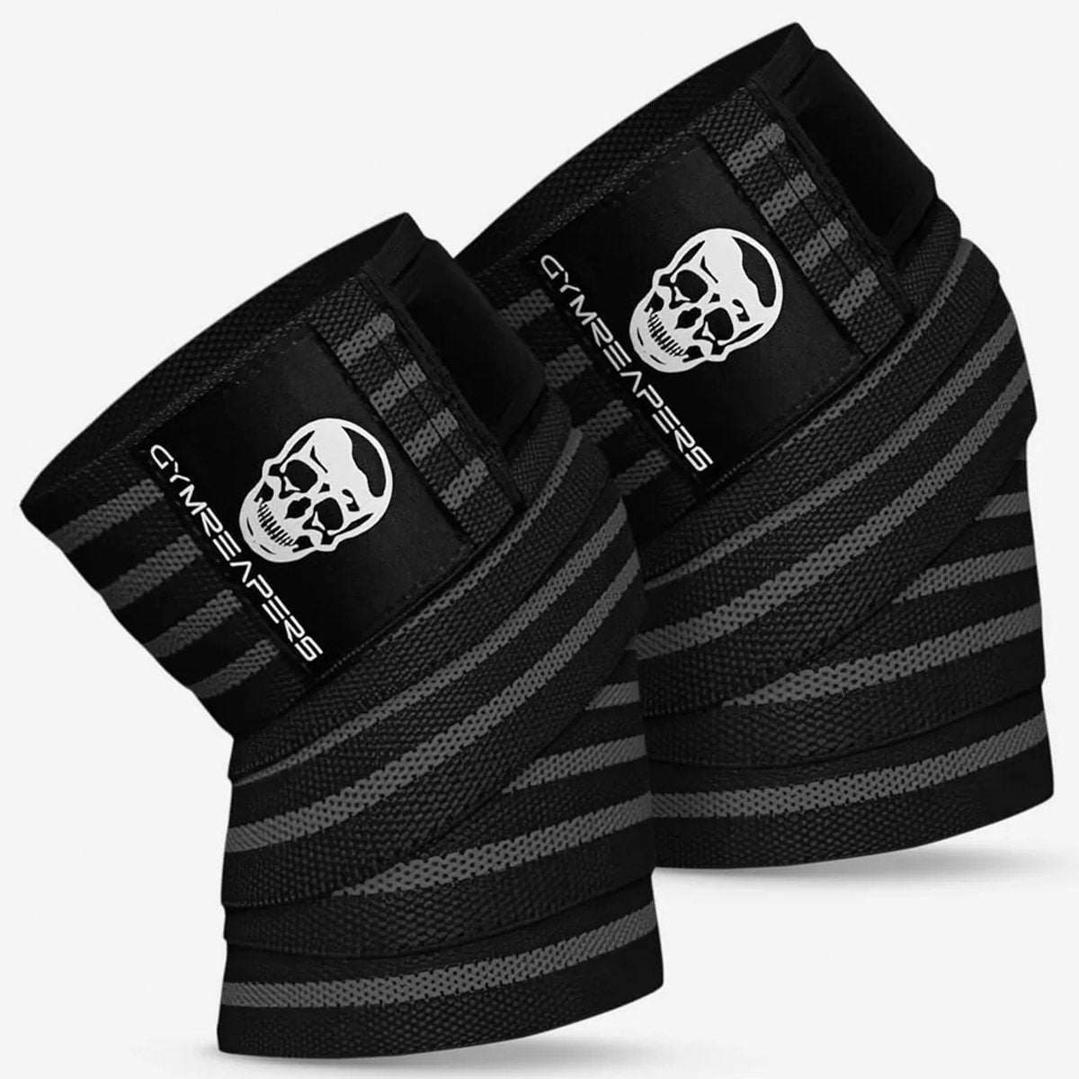 Gymreapers - Knee Wraps - Training Accessories - Gray - Cave Sports Nutrition