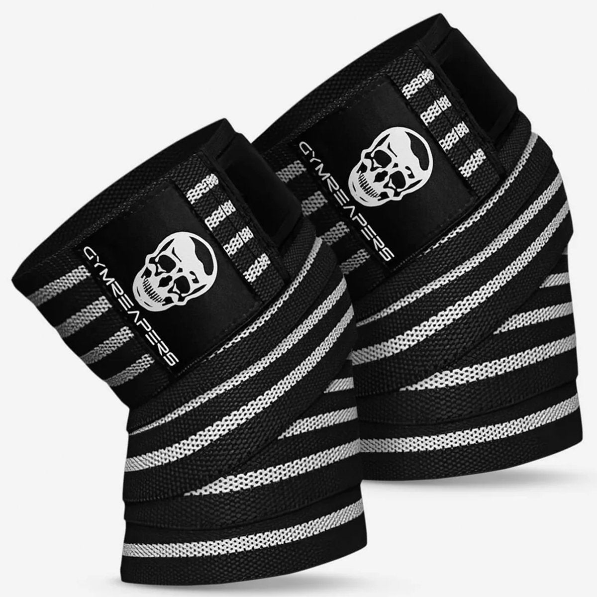 Gymreapers - Knee Wraps - Training Accessories - White - Cave Sports Nutrition