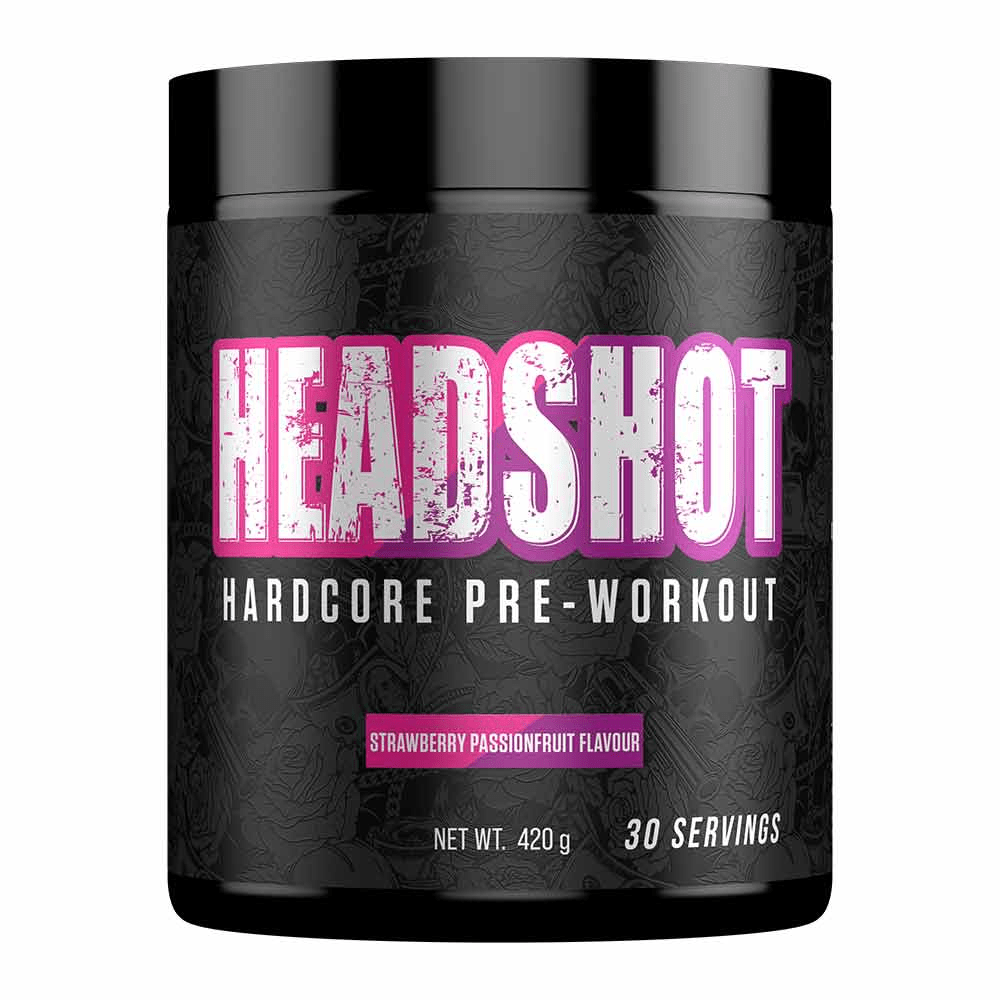 Headshot - Hardcore Pre - Workout - Grape Bubblegum - Cave Sports Nutrition