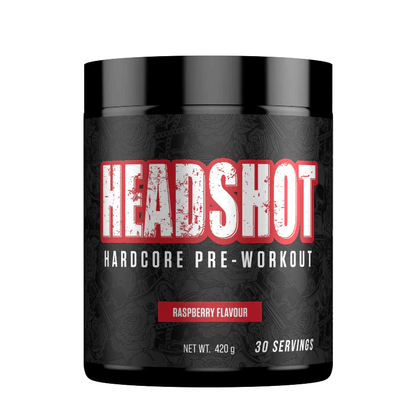 Headshot - Hardcore Pre - Workout - Supplements - Raspberry - Cave Sports Nutrition