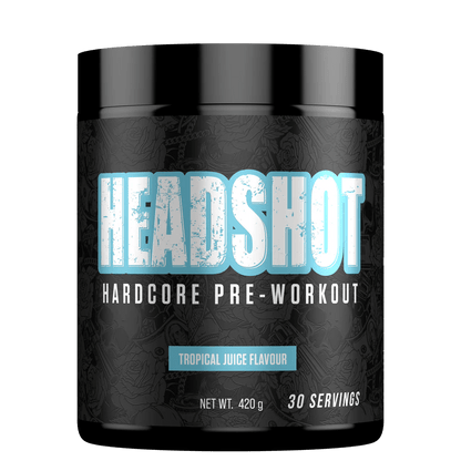 Headshot - Hardcore Pre - Workout - Supplements - Tropical Juice - Cave Sports Nutrition