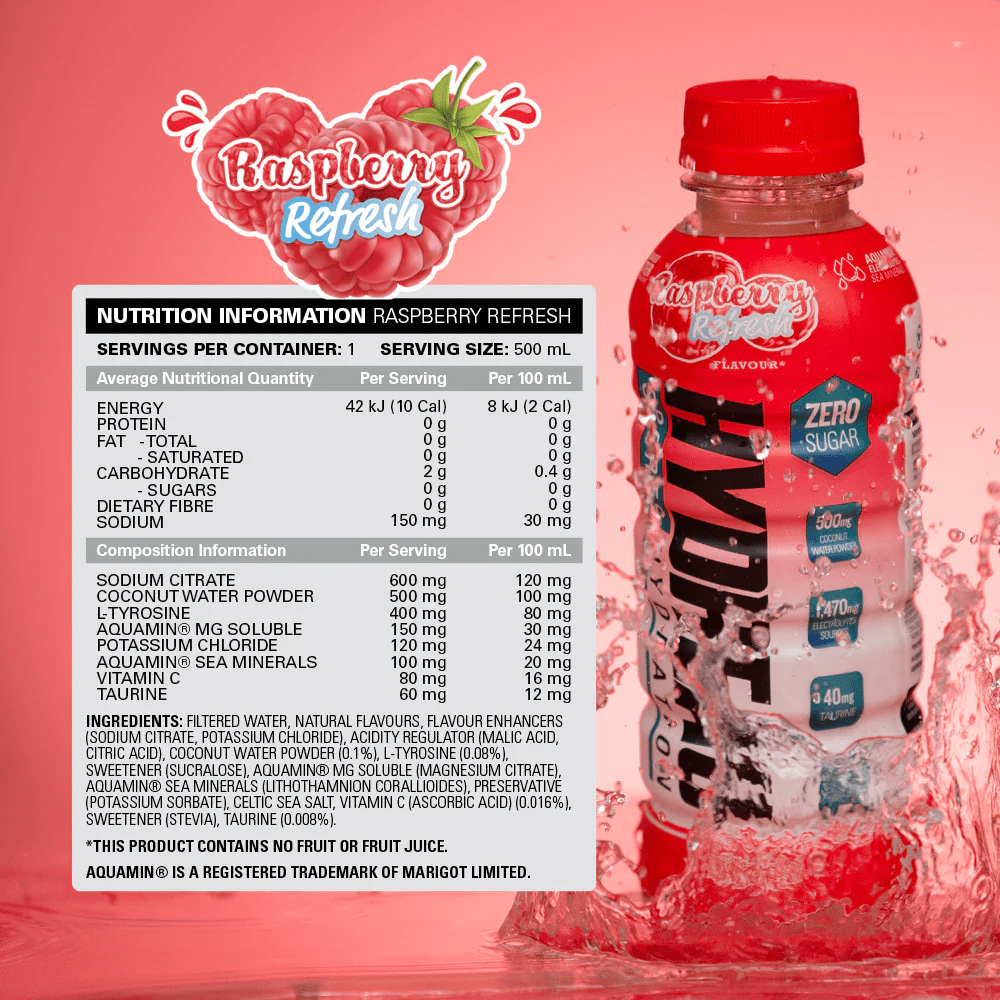 Hydreau Sports Hydration by EHPLabs - Cafe - Kiwi Strawberry - Cave Sports Nutrition