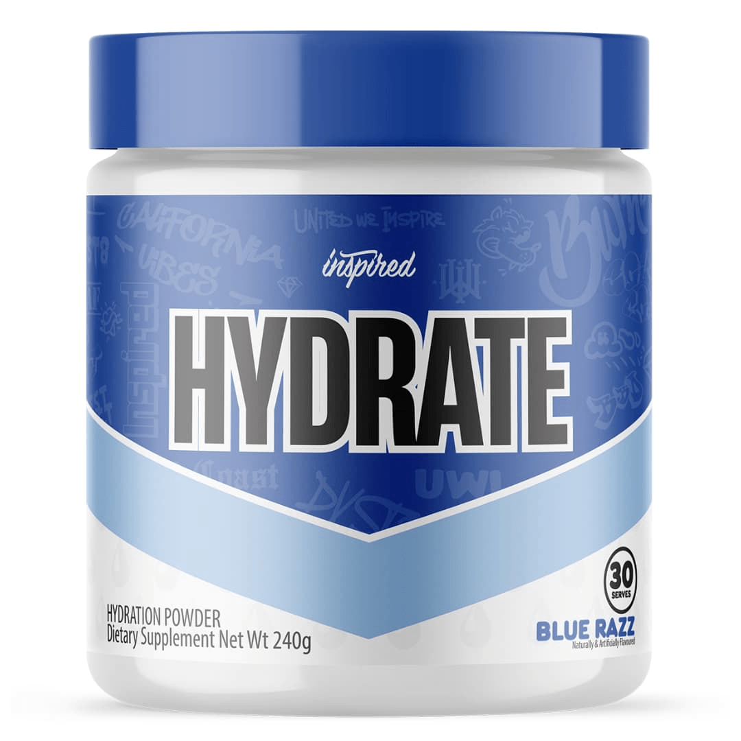 Inspired - Hydrate - Supplements - Blue Razz - Cave Sports Nutrition