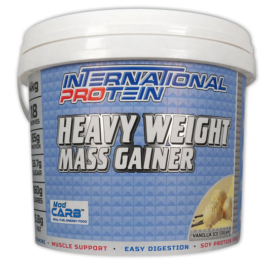 International Protein - Heavyweight Mass Gainer - Supplements - 4kg - Cave Sports Nutrition