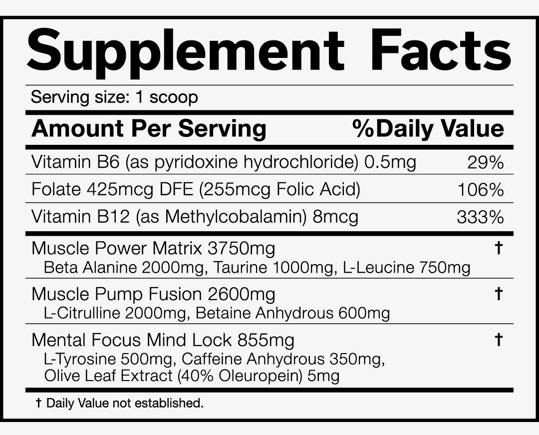 JNX Sports - The Shadow! Pre - Workout - Supplements - Strawberry Pineapple - Cave Sports Nutrition