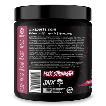 JNX Sports - The Shadow! Pre - Workout - Supplements - Strawberry Pineapple - Cave Sports Nutrition