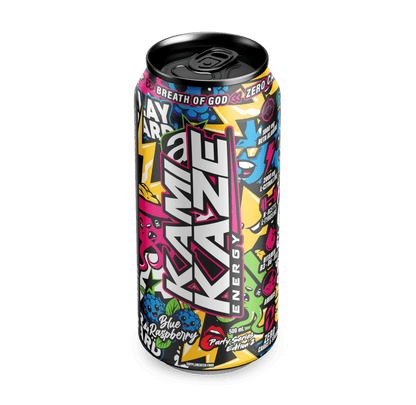 Kamikaze Energy RTD - Cafe - Blue Raspberry - Cave Sports Nutrition