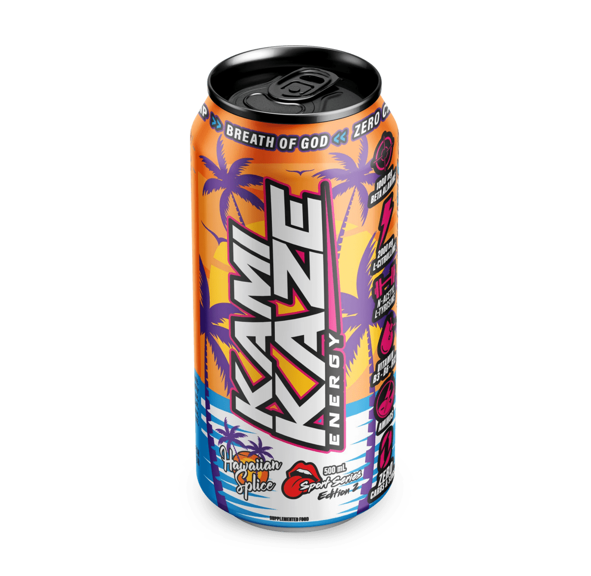 Kamikaze Energy RTD - Cafe - Hawaiian Splice - Cave Sports Nutrition