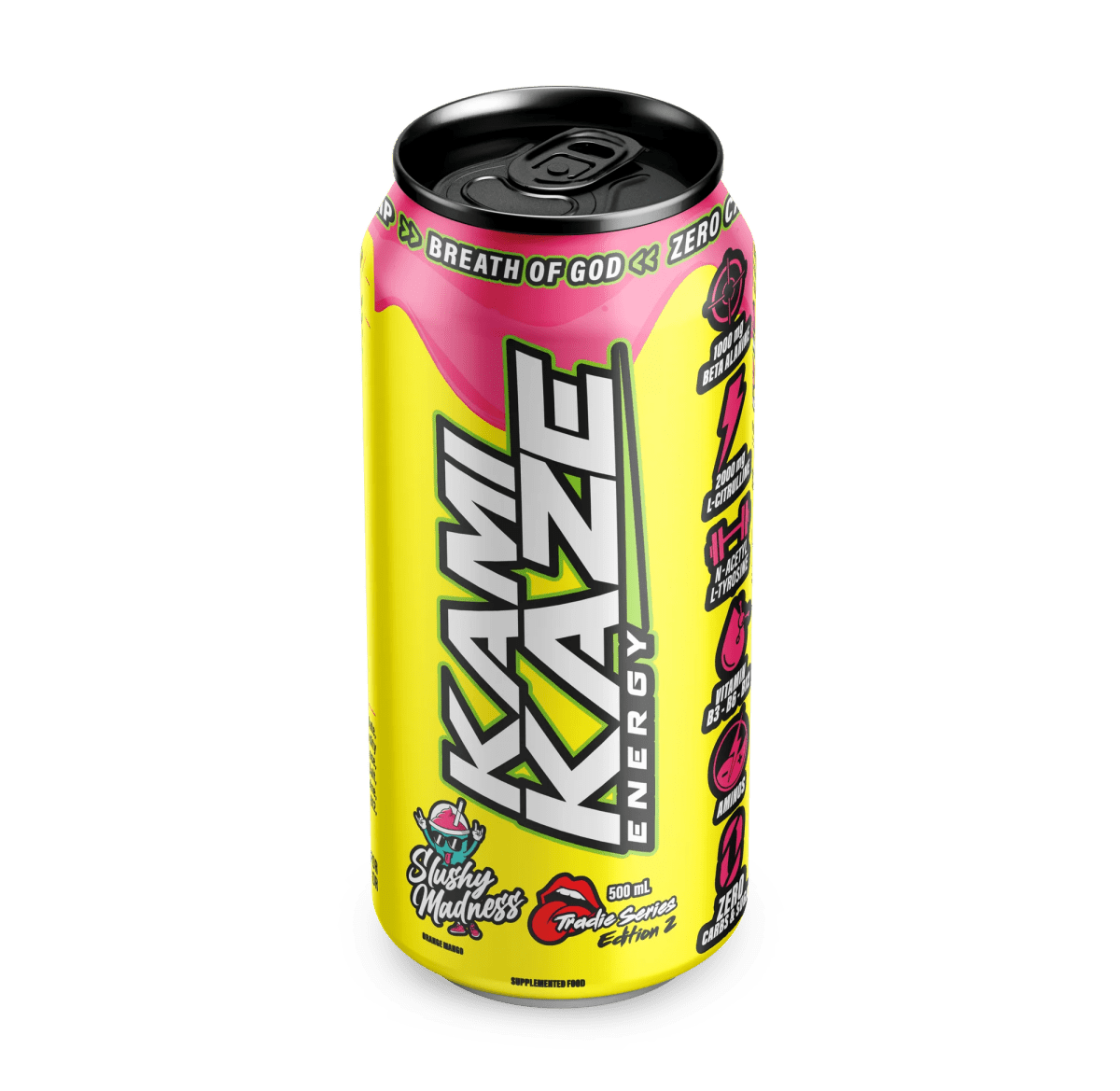 Kamikaze Energy RTD - Cafe - Slushy Madness - Cave Sports Nutrition