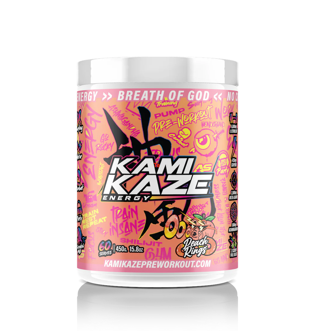 Kamikaze Pre - Workout - Supplements - 30 Serves - Cave Sports Nutrition
