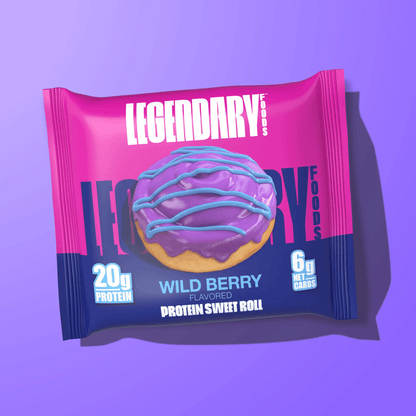 Legendary Foods - Protein Sweet Roll - Cafe - Wild Berry - Cave Sports Nutrition