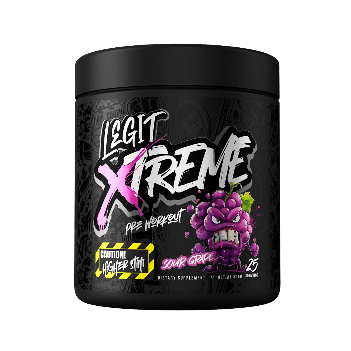 Legit - Xtreme Pre Workout - Supplements - Sour Grape - Cave Sports Nutrition