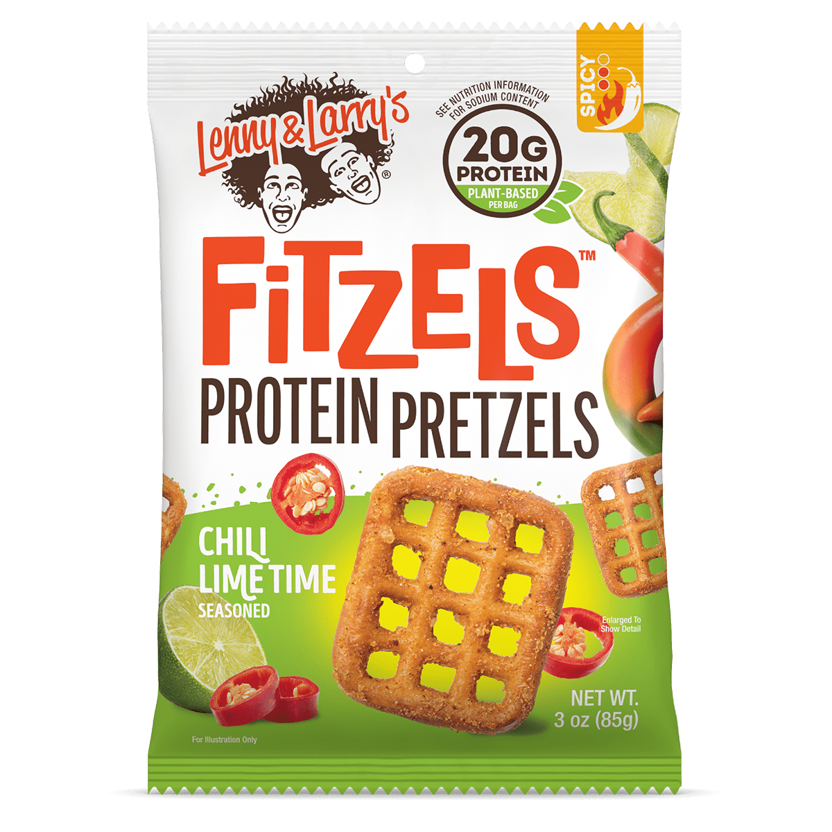 Lenny & Larry's - Fitzels Protein Pretzels - Cafe - 85g - Cave Sports Nutrition