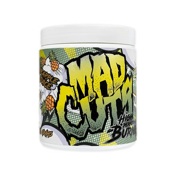 Mad Cuts Performance Burner + Pre - Workout - Supplements - Pineapple Juice - Cave Sports Nutrition