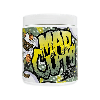 Mad Cuts Performance Burner + Pre - Workout - Supplements - Pineapple Juice - Cave Sports Nutrition