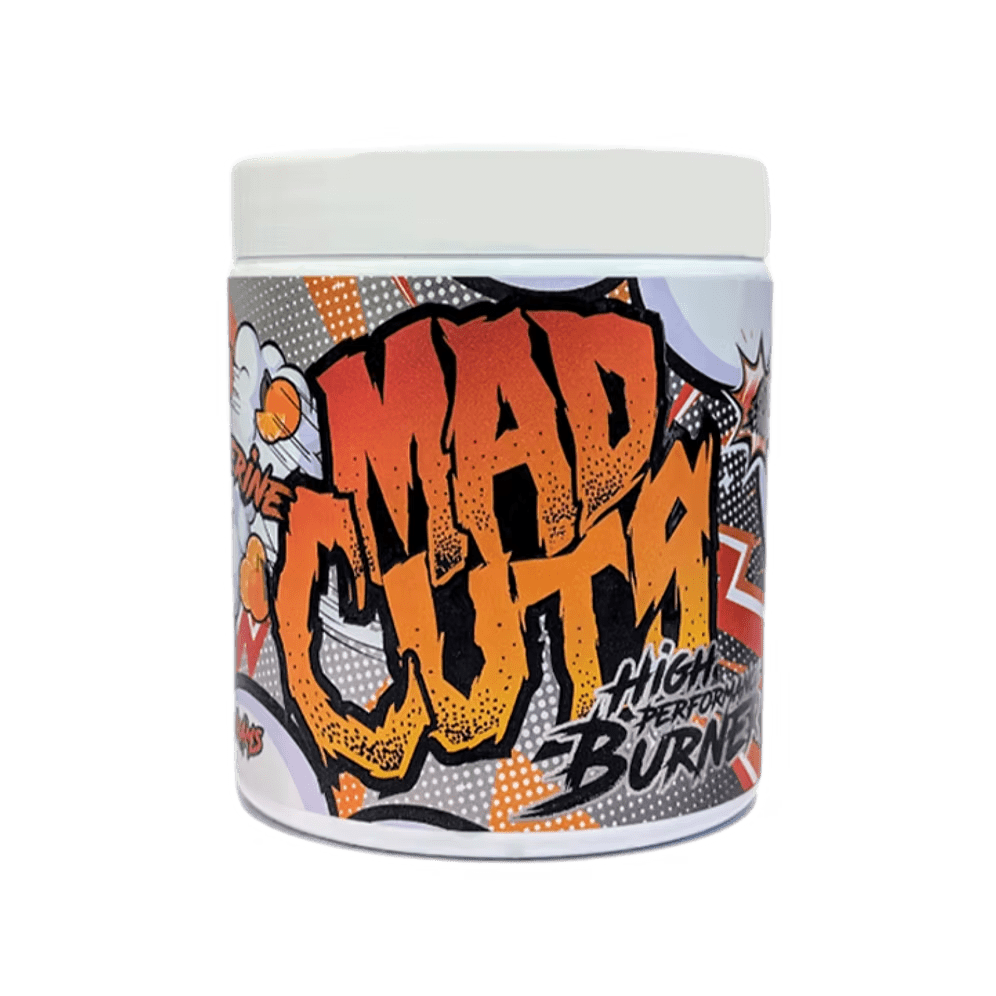 Mad Cuts Performance Burner + Pre - Workout - Supplements - Tangerine - Cave Sports Nutrition