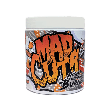 Mad Cuts Performance Burner + Pre - Workout - Supplements - Tangerine - Cave Sports Nutrition