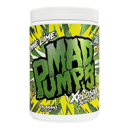 Mad Pumps Stim - Free Pre - Workout - Supplements - Pine Lime - Cave Sports Nutrition